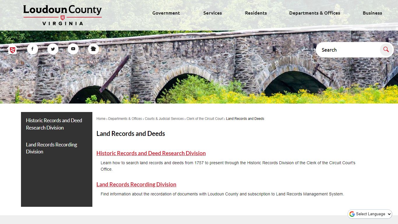 Land Records and Deeds | Loudoun County, VA - Official Website